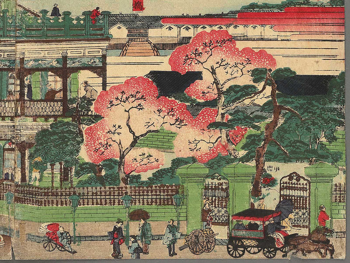 Tokyo Kaiunbashi Kabutomachi Mitsuigumi kawaseza seiyogata gokai zukuri by Takeda Ikumaru / BJ298-725