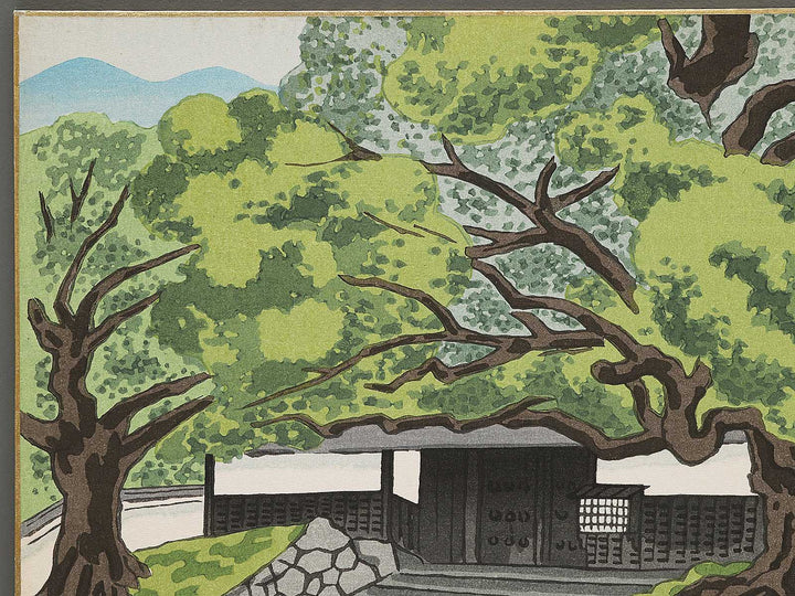 Sanjo Awataguchi Shoren-In by Tokuriki Tomikichiro, (Medium print size) / BJ299-943