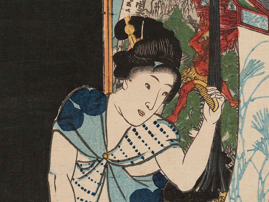 Genji-e by Toyokuni III / BJ268-695