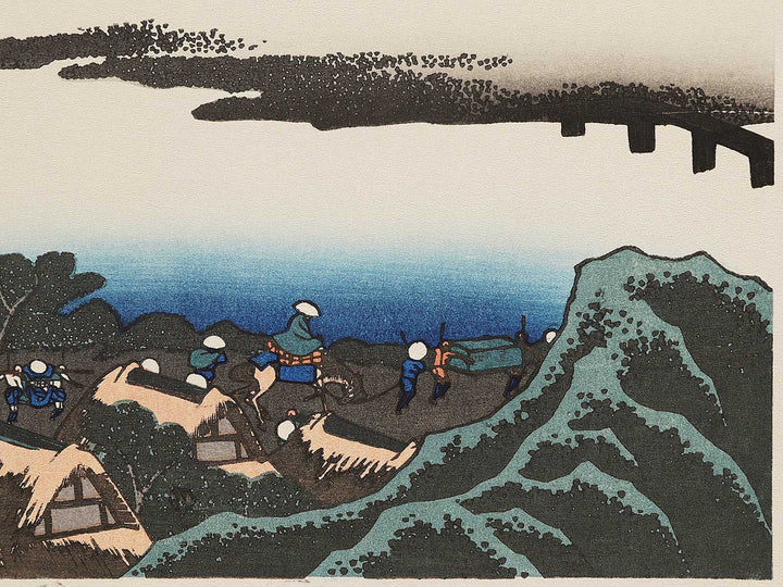 Dawn at Isawa in Kai Province from the series Thirty-six Views of Mount Fuji by Katsushika Hokusai, (Small print size) / BJ293-090