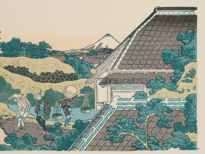 Surugadai in Edo from the series Thirty-six Views of Mount Fuji by Katsushika Hokusai, (Medium print size) / BJ277-648
