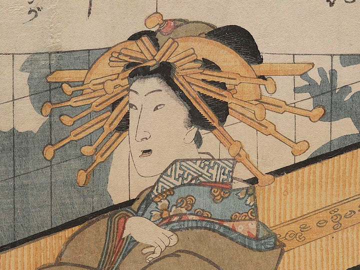 Daikokuya juni from the series Hauta tora no maki by Toyohara Kunichika / BJ285-474