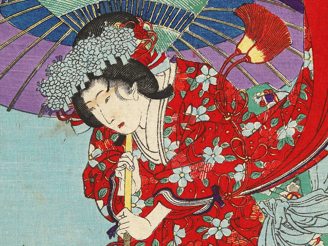 Yamashiro Kiyomizuhana Sakurahime from the series Setsugetsuka by Yoshu Chikanobu / BJ300-083