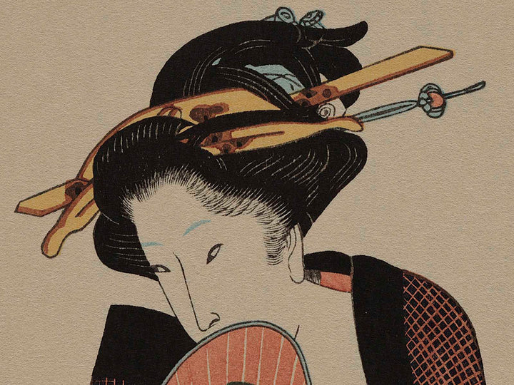 Rakuyo pontocho hondume ichimei shiroyumoshi from the series Ukiyo no meisho zue by Utagawa Kunisada(Toyokuni III), (Large print size) / BJ240-044