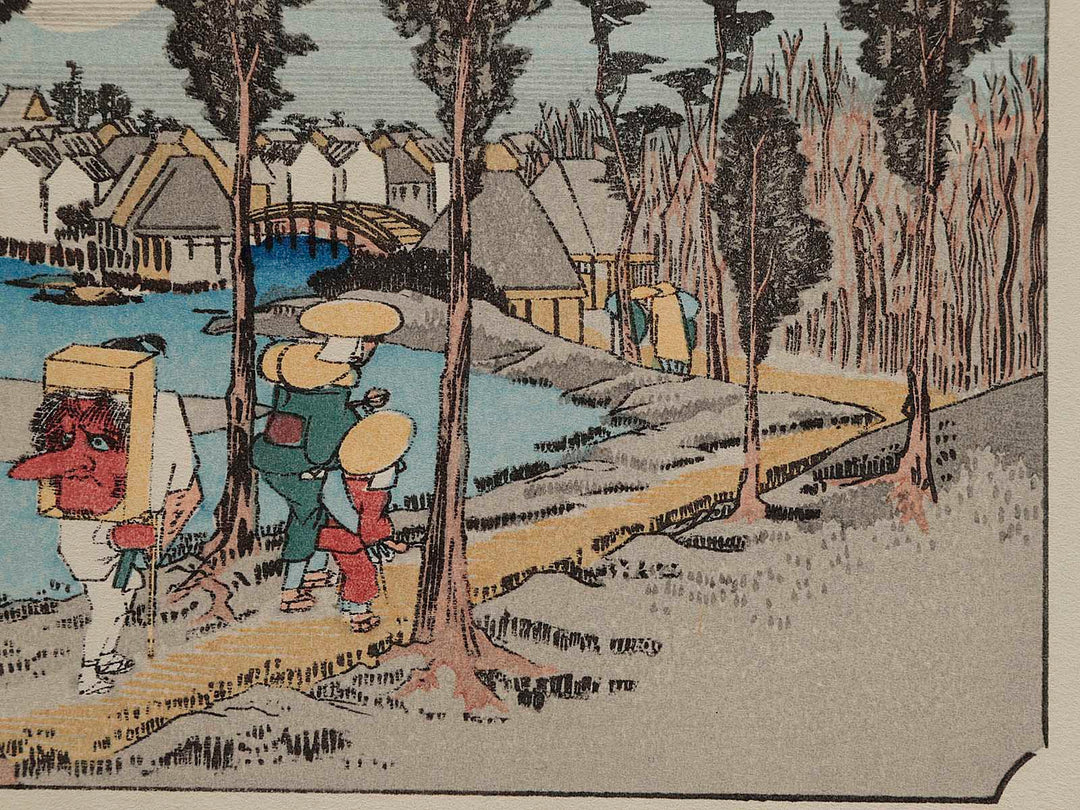 Numazu from the series The Fifty-three Stations of the Tokaido by Utagawa Hiroshige, (Small print size) / BJ232-932