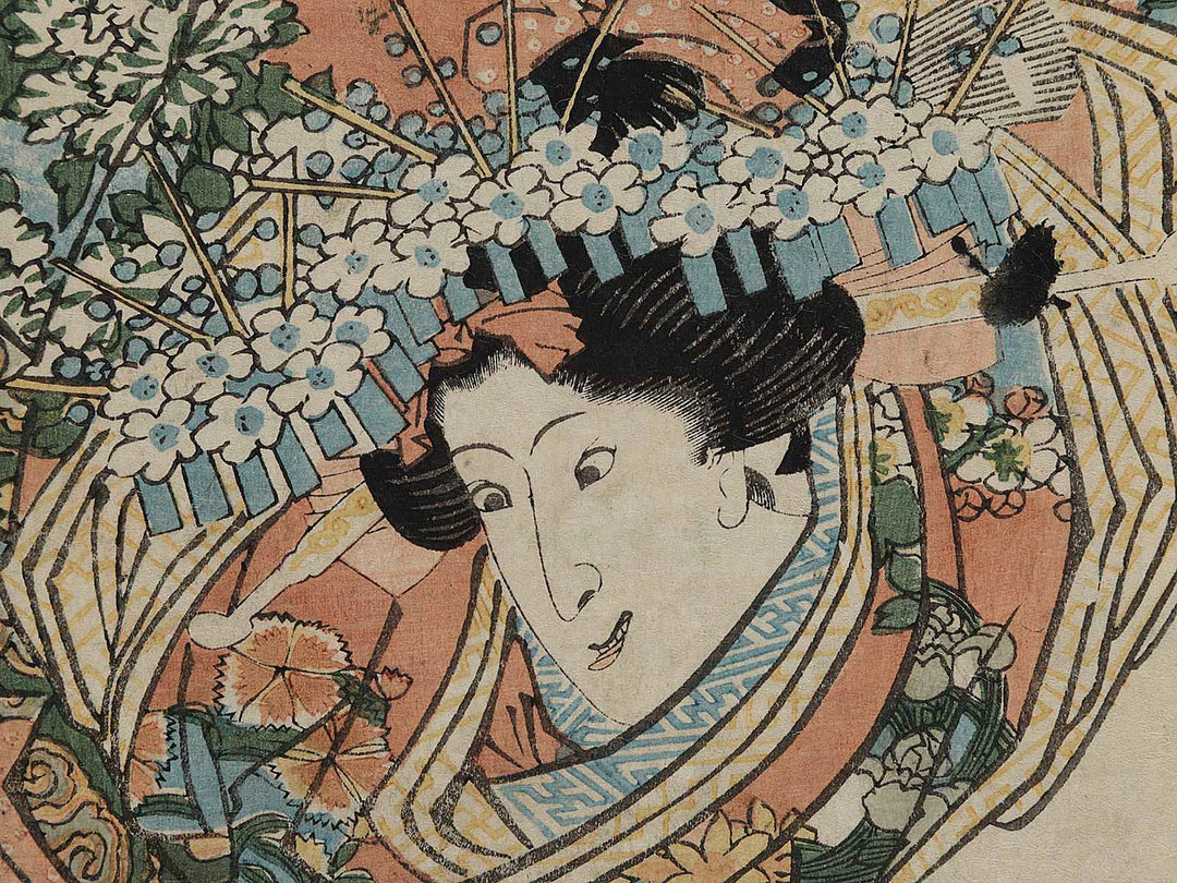 Kabuki actor, Onnagata by Utagawa Kunisada / BJ246-085