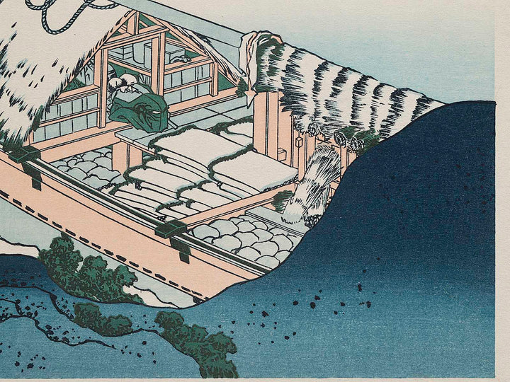Ushibori in Hitachi Province from the series Thirty-six Views of Mount Fuji by Katsushika Hokusai, (Medium print size) / BJ275-625