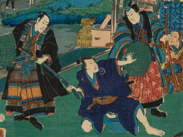 Kanadehon chushingura Act.6 by Kunisada / BJ229-656