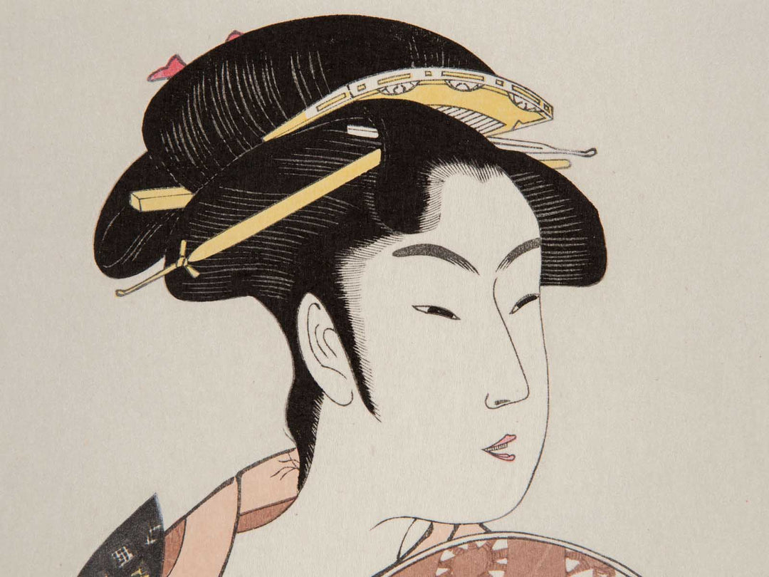 Takashima Ohisa by Kitagawa Utamaro, (Medium print size) / BJ244-419