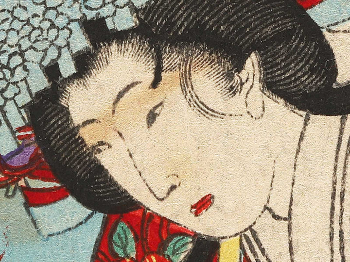 Yamashiro Kiyomizuhana Sakurahime from the series Setsugetsuka by Yoshu Chikanobu / BJ300-083