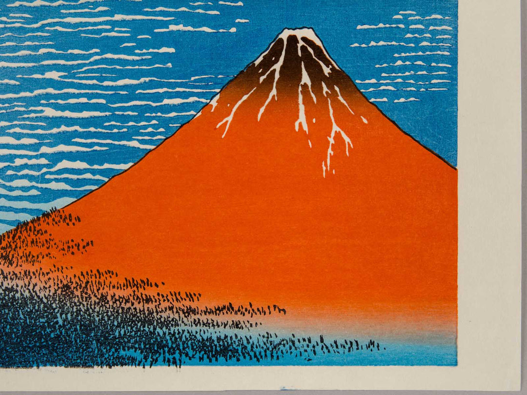 South Wind, Clear Sky from the series Thirty-six Views of Mount Fuji by Katsushika Hokusai, (Medium print size) / BJ244-482