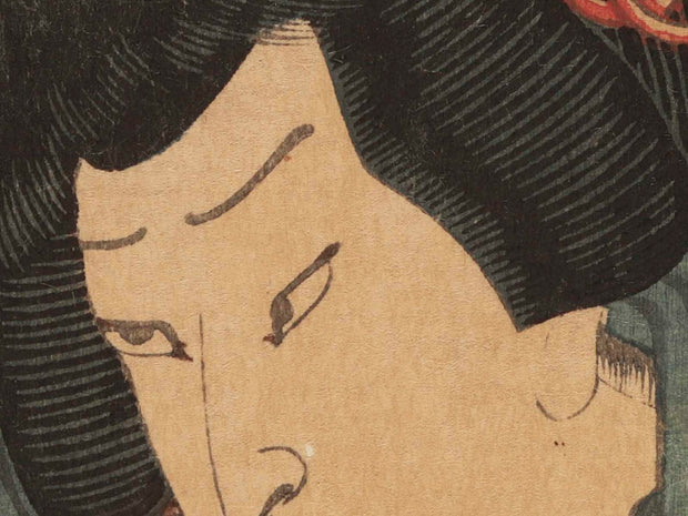Suzukida Hayato from the series Mushashigyo gonin zoroe by Utagawa Kunisada(Toyokuni III) / BJ278-824