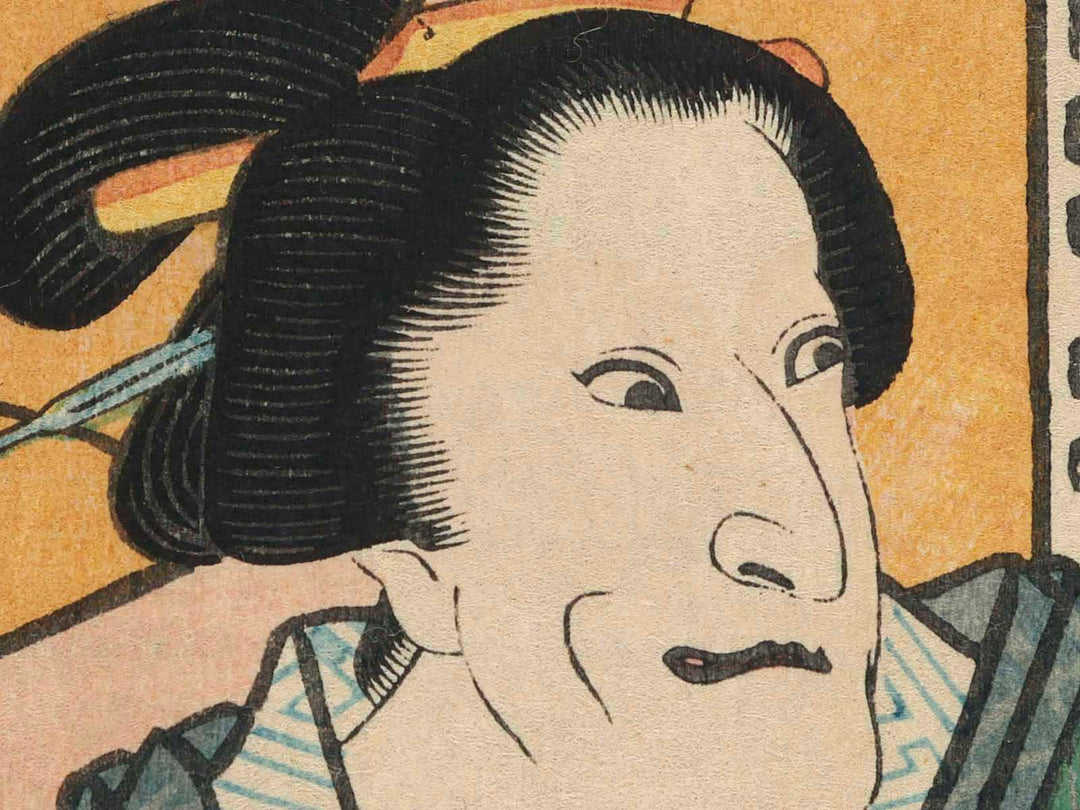 Kabuki actor, Onnagata by Utagawa Kunisada II / BJ259-903