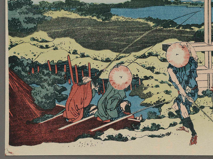 Senju in Musashi Province from the series Thirty-six Views of Mount Fuji by Katsushika Hokusai, (Small print size) / BJ205-590