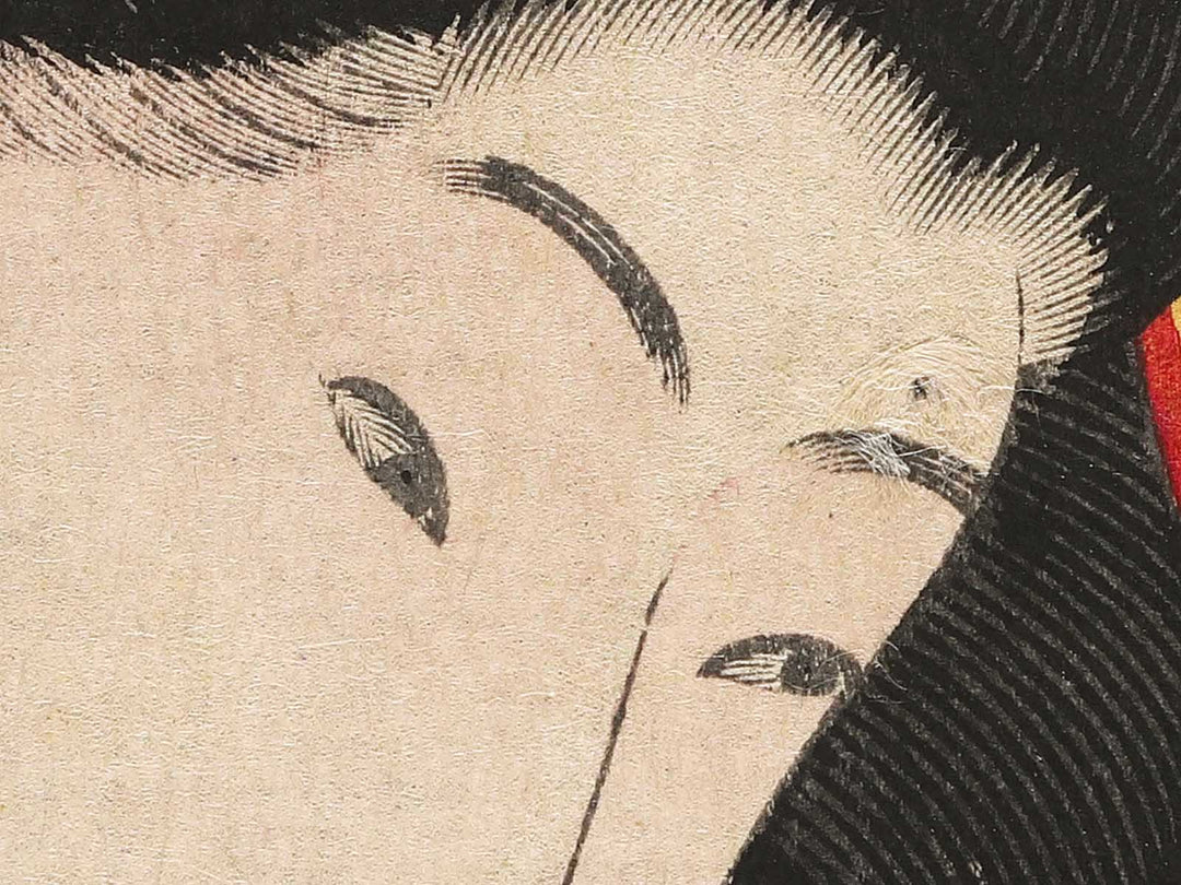 Ieharuko midaidokoro from the series Aoigusa matsu no urazono by Toyohara Kunichika / BJ296-058