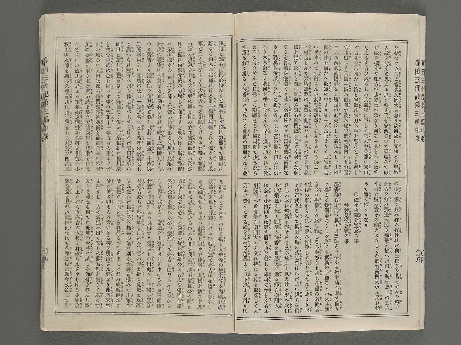 Konkojitsuroku sanada sandaiki Vol.8 / BJ201-166 – NIHONKOSHO