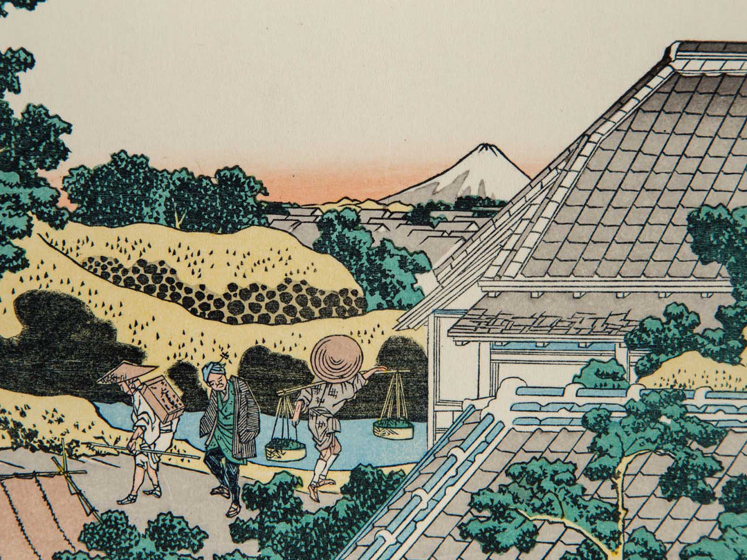 Surugadai in Edo from the series Thirty-six Views of Mount Fuji by Katsushika Hokusai, (Small print size) / BJ242-746