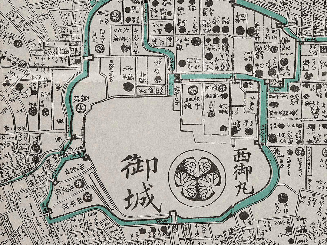 Map of Edo (tokyo)(Large-sized map) / BJ237-020