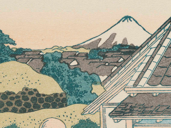 Surugadai in Edo from the series Thirty-six Views of Mount Fuji by Katsushika Hokusai, (Medium print size) / BJ277-648