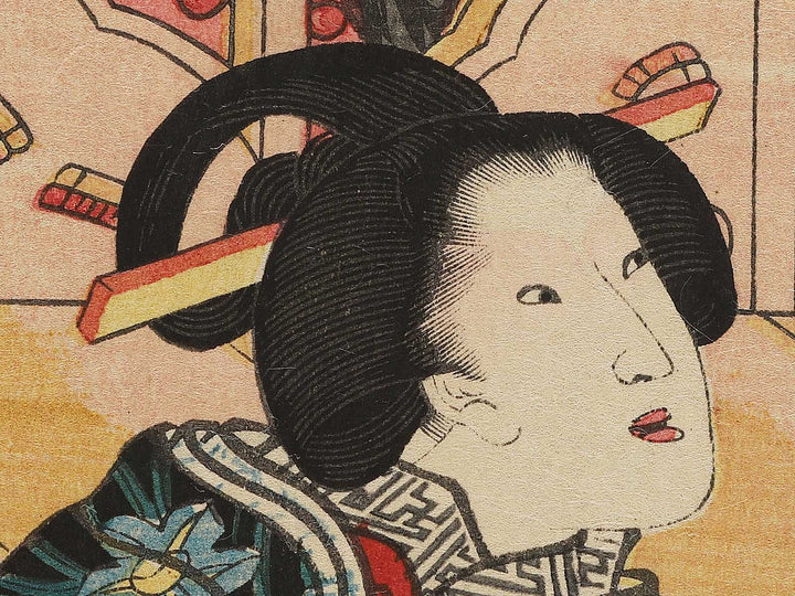 Beautiful women by Utagawa Kunisada(Toyokuni III) / BJ299-061