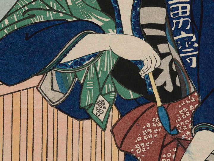 Ri from the series 8 Views of Incidents in Daily Life by Utagawa Kuniyoshi, (Large print size) / BJ224-350