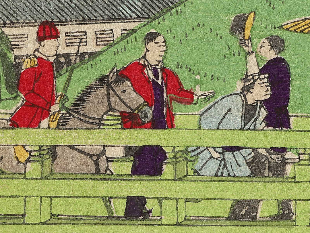 Meganebashi from the series the series Famous Places in Tokyo by Utagawa HIroshige   / BJ300-790