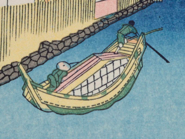 Nihonbashi Bridge in Edo from the series Thirty-six Views of Mount Fuji by Katsushika Hokusai, (Small print size) / BJ214-046