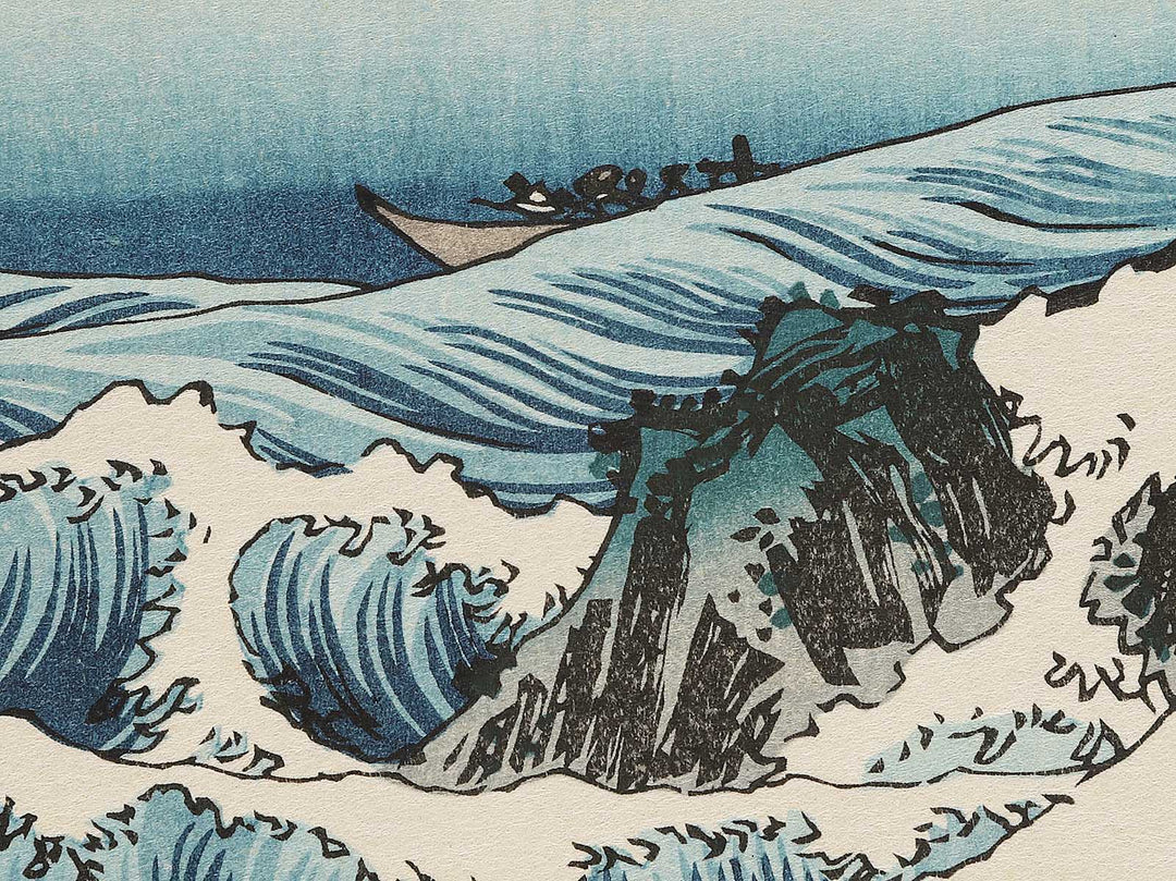 Suruga satta no kaijo from the series Thirty-six Views of Mount Fuji by Utagawa Hiroshige, (Large print size) / BJ292-761