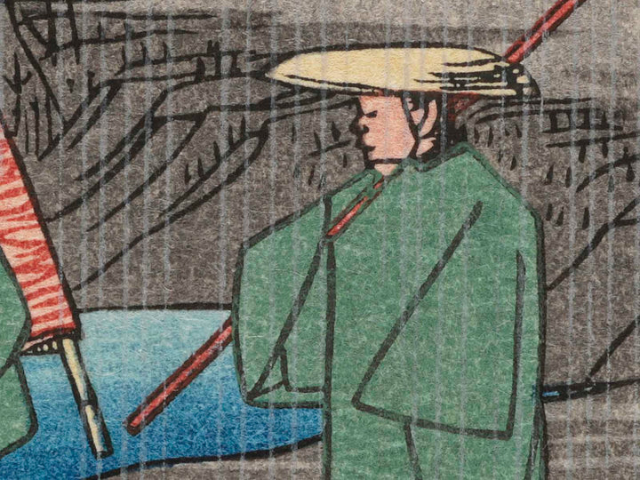 Nakatsugawa I from the series The Sixty-nine Stations of the Kiso Kaido by Utagawa Hiroshige, (Small print size) / BJ263-795
