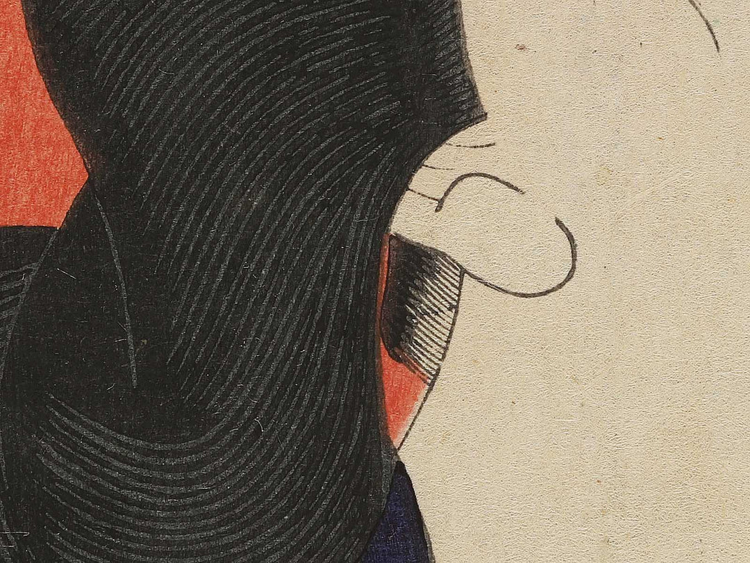 Onna tozoku Hitomaru Oroku from the series Hanabutai yakusha nendaiki by Toyohara Kunichika / BJ299-803