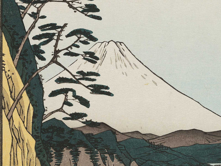Suruga satta no kaijo from the series Thirty-six Views of Mount Fuji by Utagawa Hiroshige, (Large print size) / BJ295-883