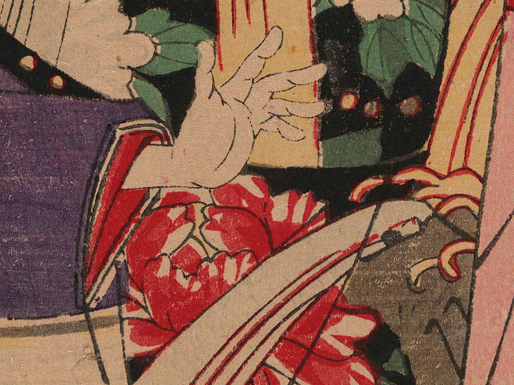 Kabuki actor, Onnagata by Oju Kochoro / BJ238-952