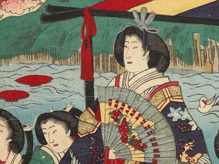 Kono kyokusui Sumikawa yayoi no hana by Yoshu Chikanobu / BJ300-006