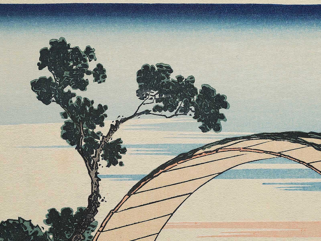 Fujimibara in Owari Province from the series Thirty-six Views of Mount Fuji by Katsushika Hokusai, (Small print size) / BJ292-817