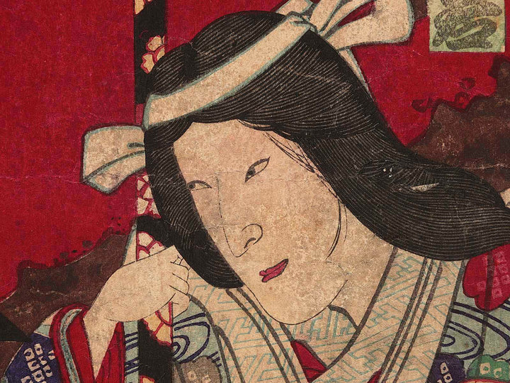 Kabuki actor prints by Toyohara Kunichika / BJ266-665